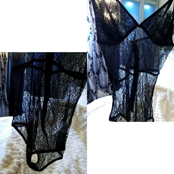 💛 HOUSE OF CB Sexy Black Lace Bodysuit 💛 - Picture 3 of 7